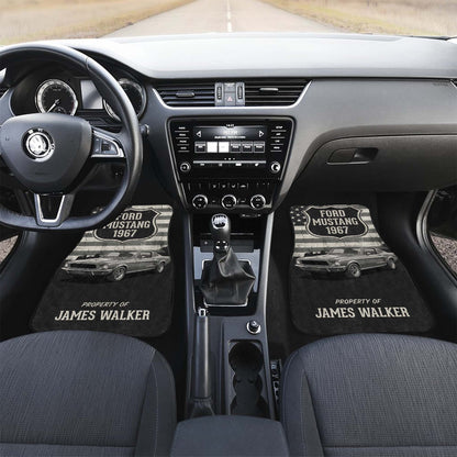 Custom Car Floor Mats – Upload Photo, USA Flag | PersonalizedFury