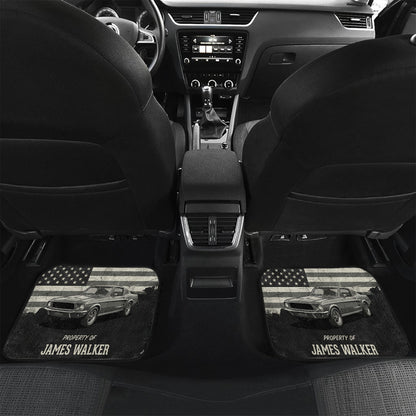 Custom Car Floor Mats – Upload Photo, USA Flag | PersonalizedFury