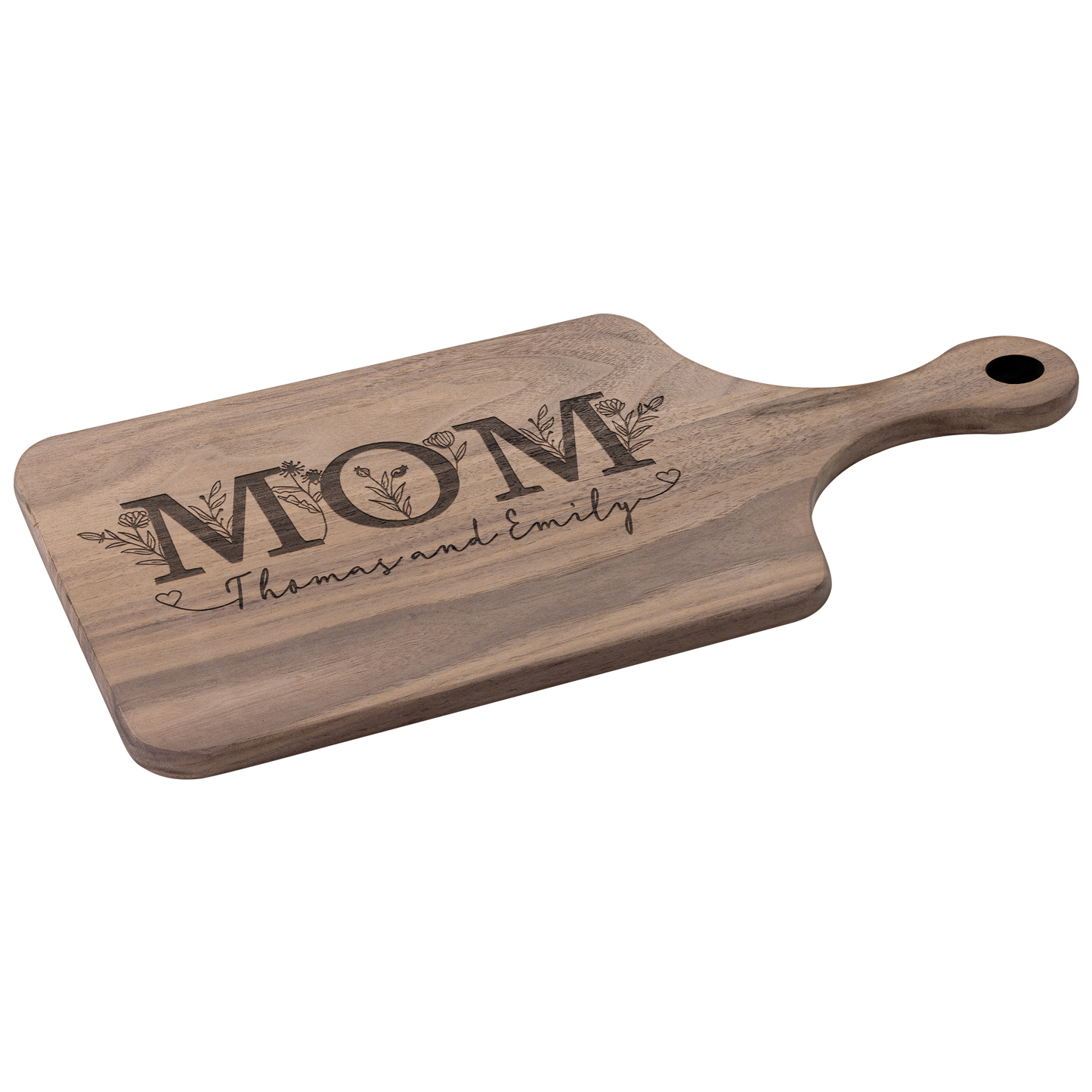 Personalized_Mom_Gift_Cutting_Board___Dark_Handle_Angle_Mockup.png