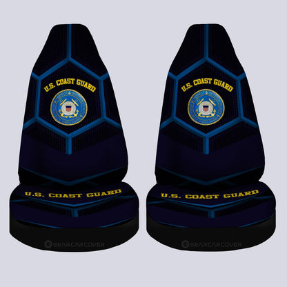 Personalzied U.S. Coast Guard Car Seat Covers Customized Name US Military Car Accessories