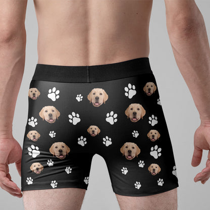 Pet Boxer Briefs - Personalized Photo Men's Boxer Briefs