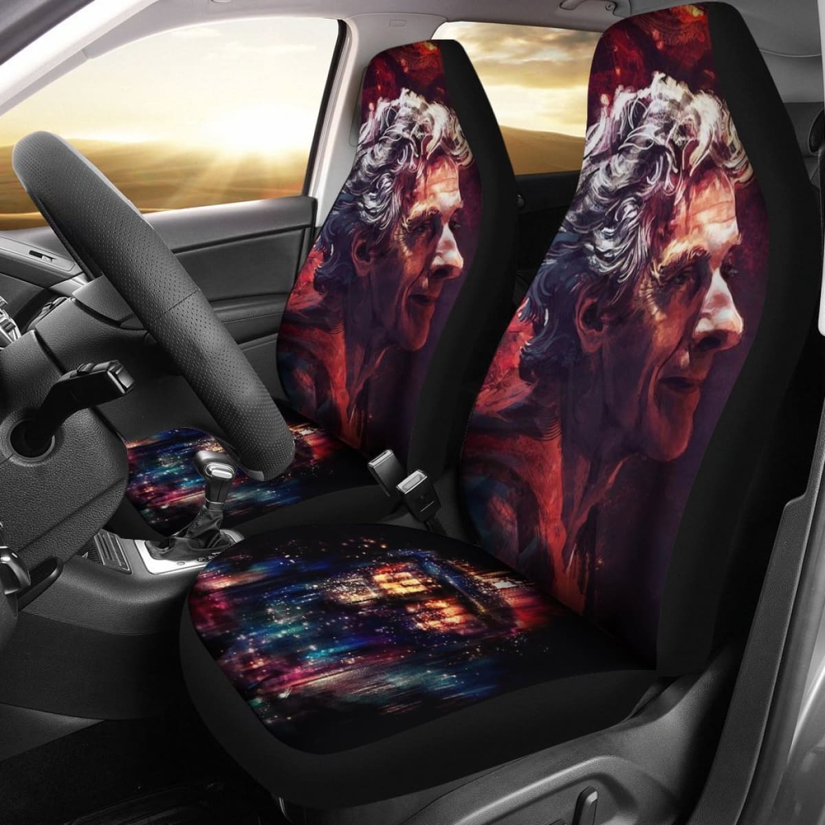 Peter Capaldi Doctor Who Car Seat Covers Fan Mn05 Universal Fit 225721