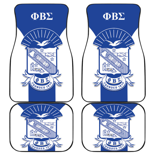 Phi Beta Sigma Fraternities Car Floor Mats Custom For Fans Ci230206-06