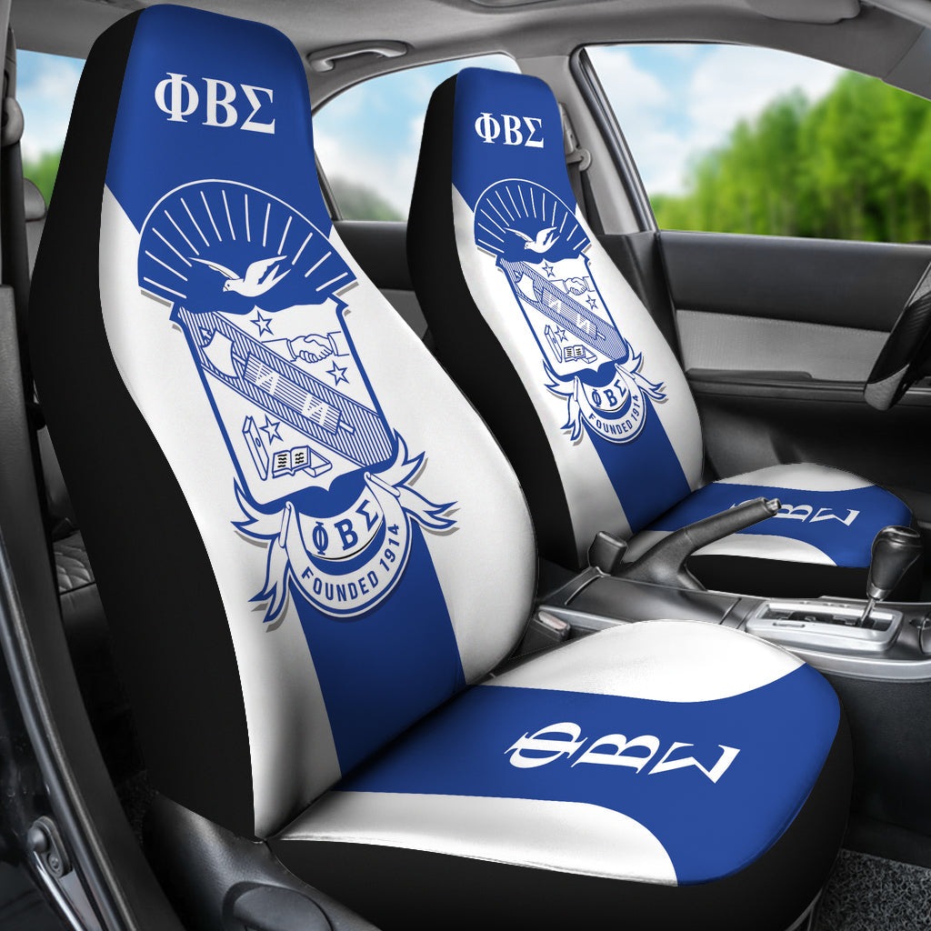 Phi Beta Sigma Fraternities Car Seat Covers Custom For Fans Ci230206-05