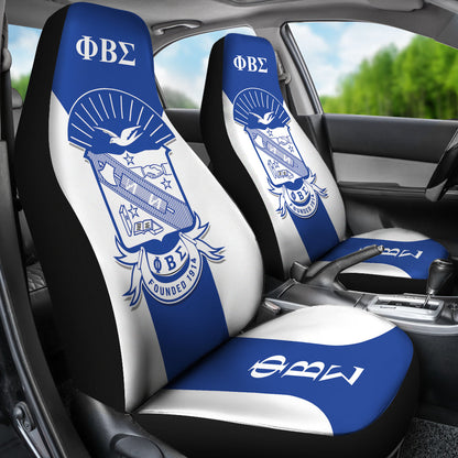 Phi Beta Sigma Fraternities Car Seat Covers Custom For Fans Ci230206-05