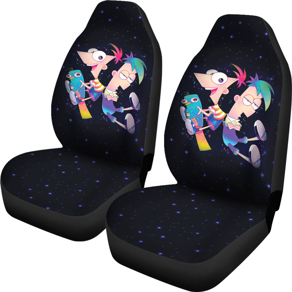 Phineas & Ferb Car Seat Covers Custom For Fans Ci221208-01