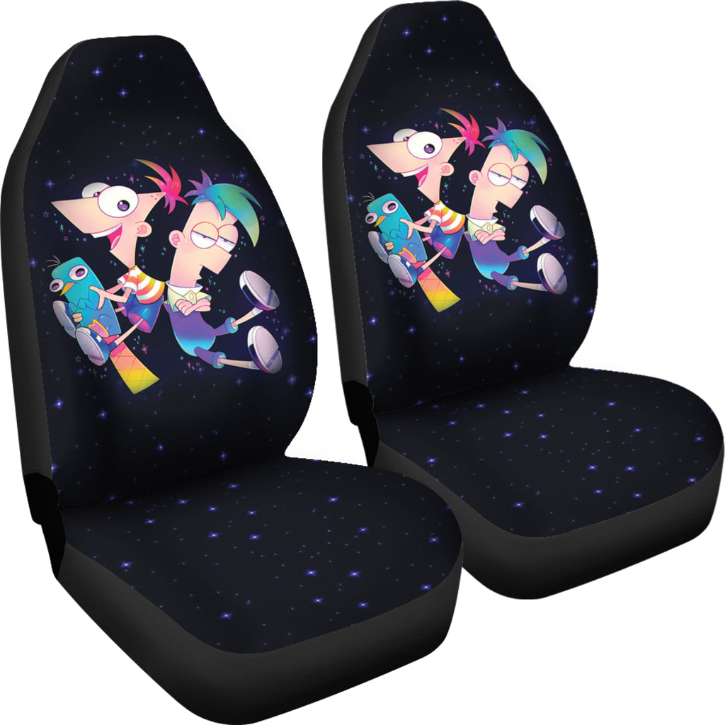 Phineas & Ferb Car Seat Covers Custom For Fans Ci221208-01