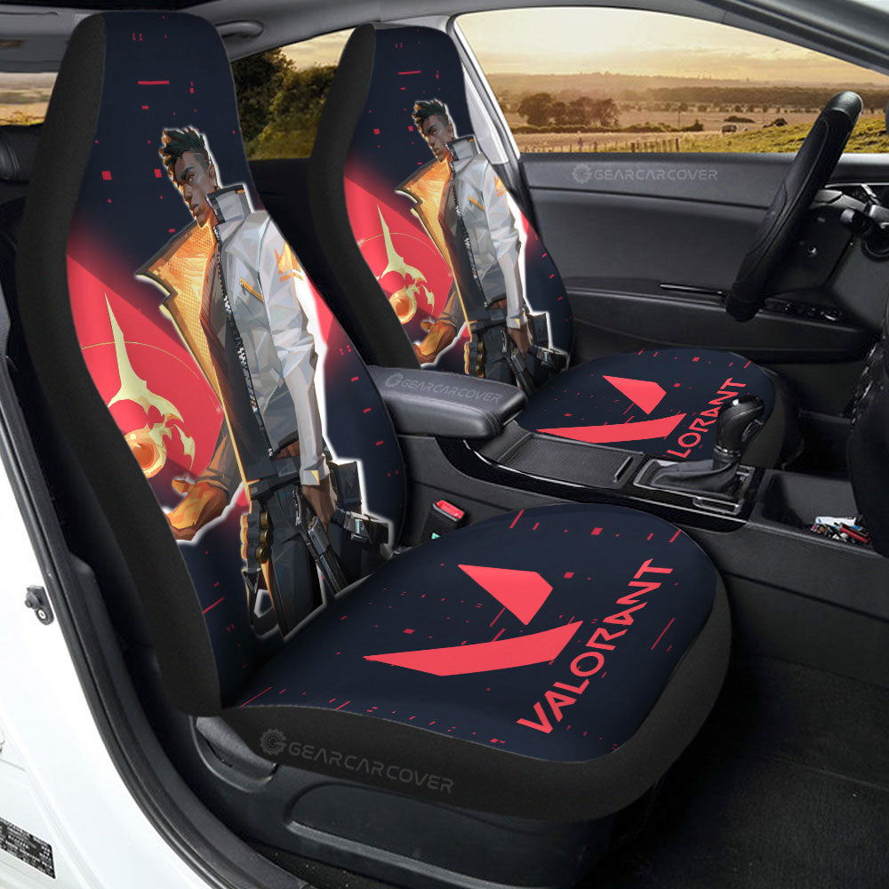 Phoenix Car Seat Covers Custom Valorant Agent