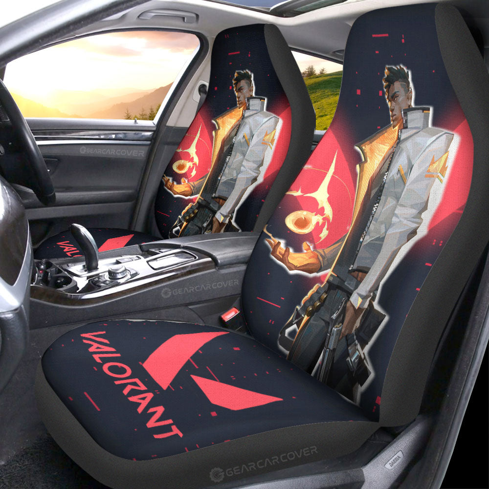 Phoenix Car Seat Covers Custom Valorant Agent