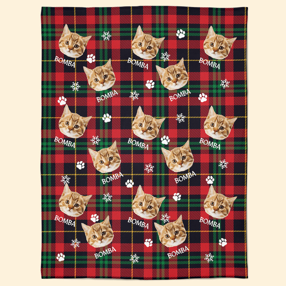 Christmas Pet - Personalized Photo Blanket