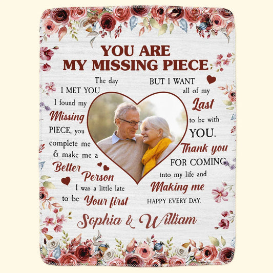 My Missing Piece - Personalized Photo Blanket