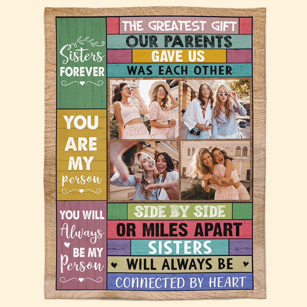 The Greatest Gift Our Parents Gave Us - Personalized Photo Blanket