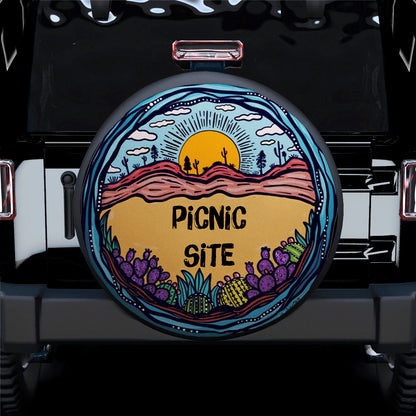 Picnic Site Jeep Car Spare Tire Cover