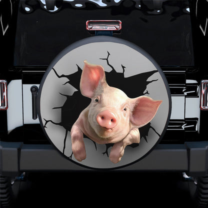 Pig 3D Funny Jeep Funny Spare Tire Cover