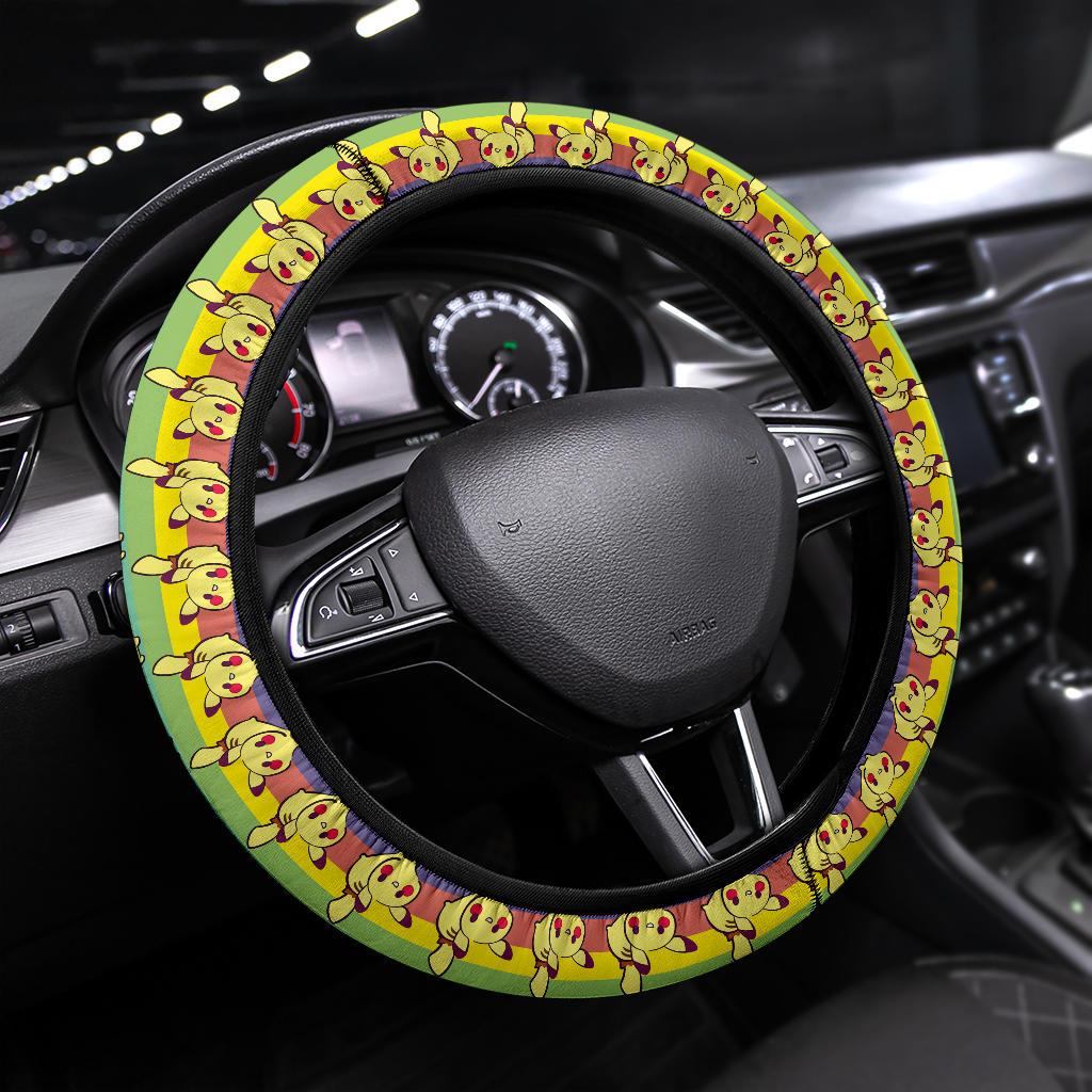 Pikachu 1 Anime Custom Car Steering Wheel Cover
