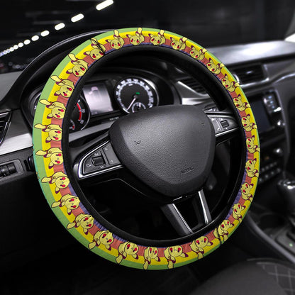 Pikachu 1 Anime Custom Car Steering Wheel Cover