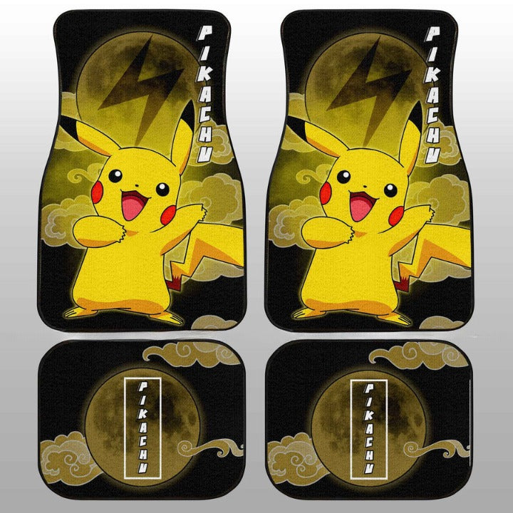 Pikachu Car Floor Mats Custom Anime Car Accessories