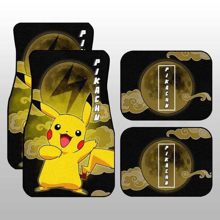 Pikachu Car Floor Mats Custom Anime Car Accessories