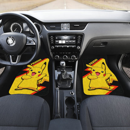 Pikachu Car Floor Mats Custom Anime Car Interior Accessories