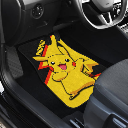 Pikachu Car Floor Mats Custom Anime Car Interior Accessories