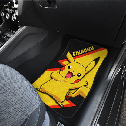 Pikachu Car Floor Mats Custom Anime Car Interior Accessories