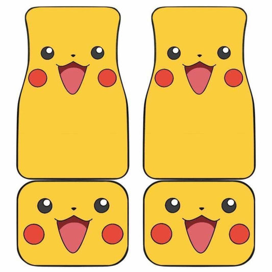 Pikachu Car Floor Mats Universal Fit 051912