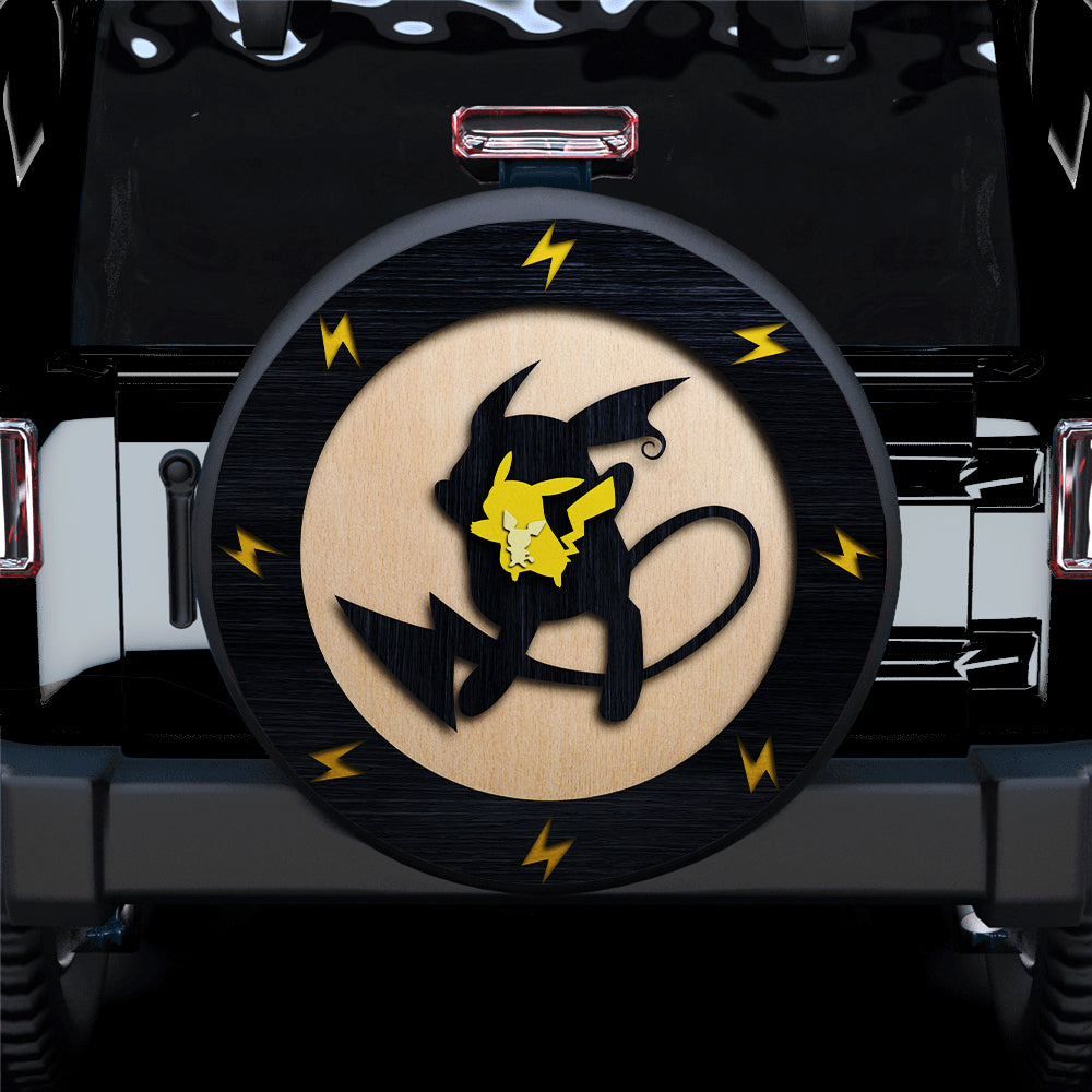 Pikachu Evolution Jeep Car Spare Tire Cover