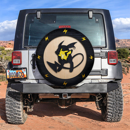 Pikachu Evolution Jeep Car Spare Tire Cover
