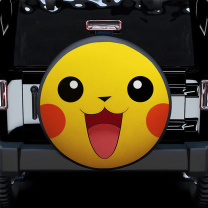 Pikachu Face Car Spare Tire Cover