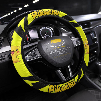 Pikachu Pokemon Anime Steering Wheel Cover