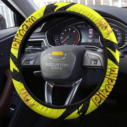 Pikachu Pokemon Anime Steering Wheel Cover