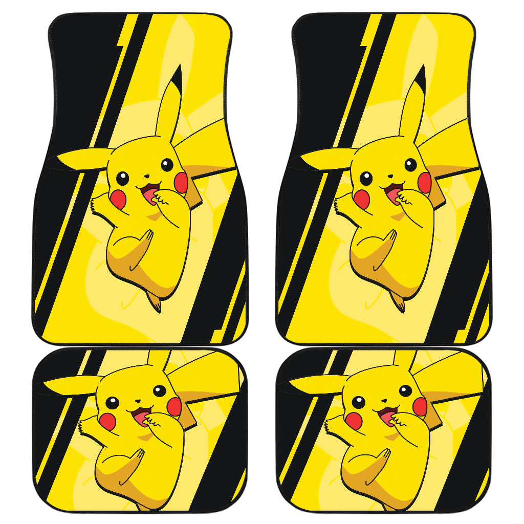 Pikachu Pokemon Car Floor Mats Style Custom For Fans Ci230130-01a