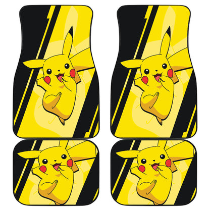 Pikachu Pokemon Car Floor Mats Style Custom For Fans Ci230130-01a