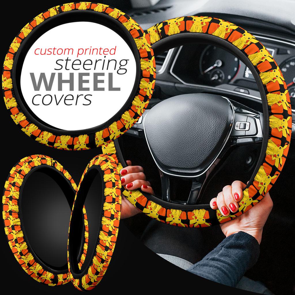 Pikachu Premium Car Steering Wheel Cover