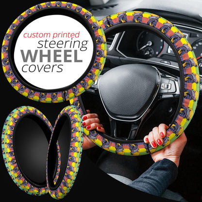 Pikachu Sasuke Car Steering Wheel Cover