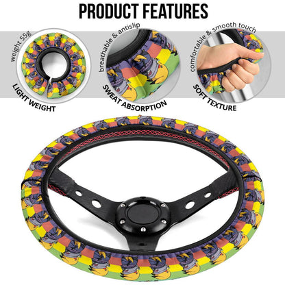 Pikachu Sasuke Car Steering Wheel Cover