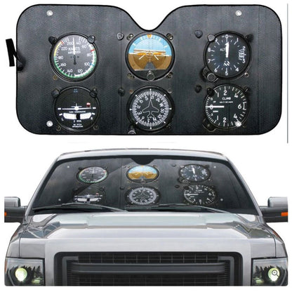 Pilots Art Packs Car Auto Sun Shades Windshield Accessories Decor Gift