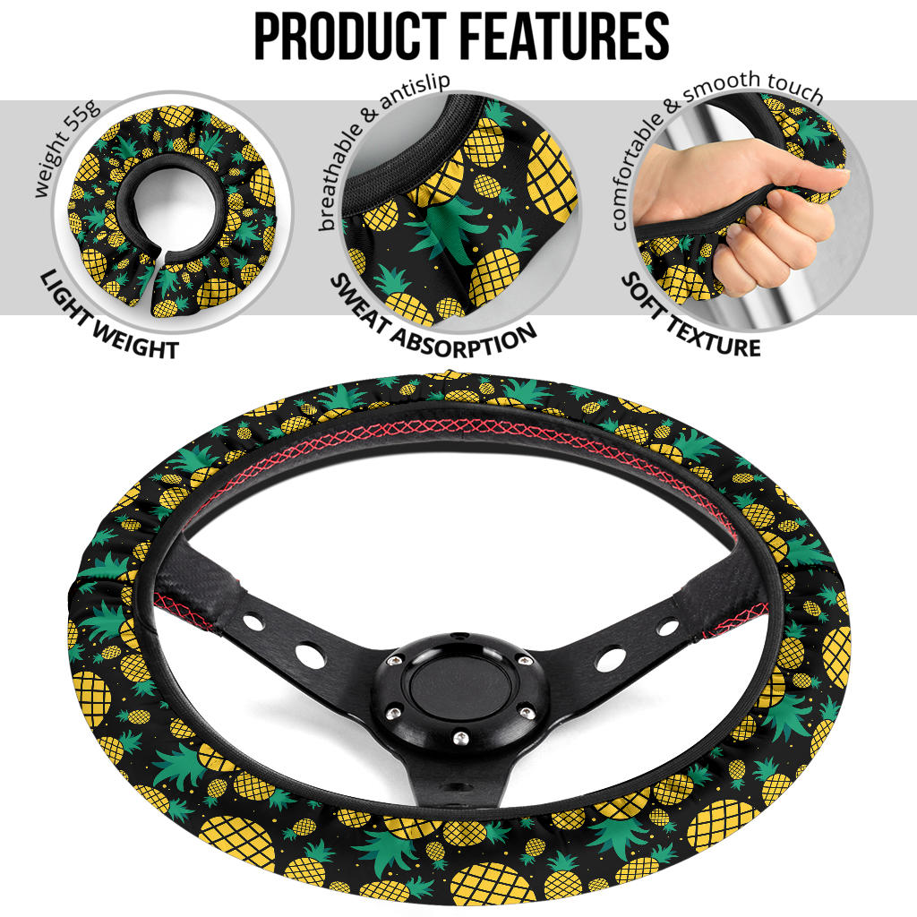 Pinapple Premium Car Steering Wheel Cover