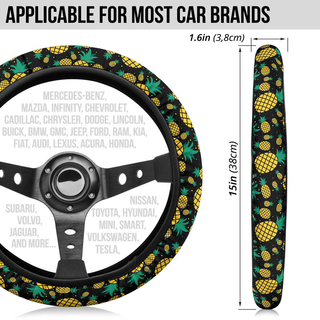 Pinapple Premium Car Steering Wheel Cover