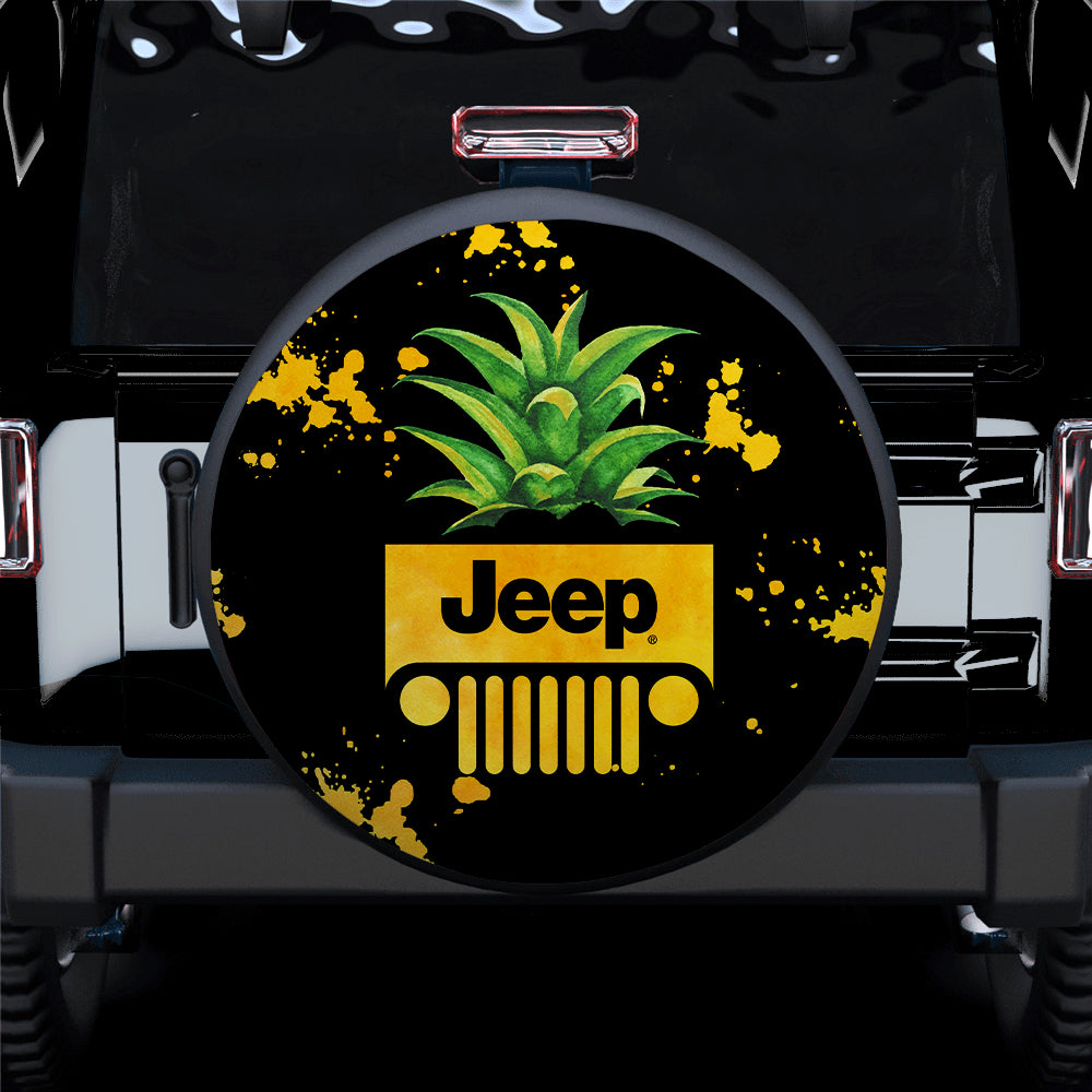 Pineapple Jeep Car Spare Tire Cover
