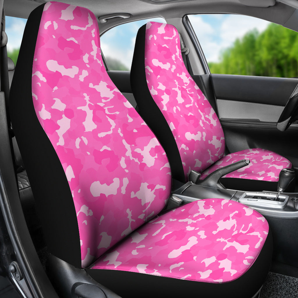 Pink Camouflage Seat Cover