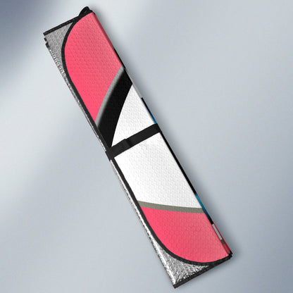 Pink Cartoon Eyes Car Auto Sunshades