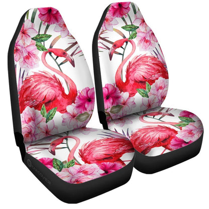 Pink Flamingo Car Seat Covers Custom Beautiful Car Interior Accessories