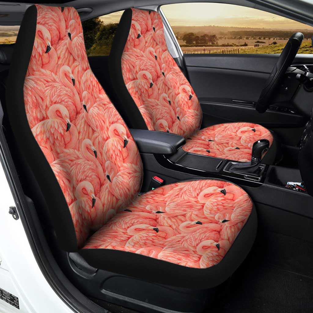 Pink Flamingo Car Seat Covers Custom Pink Flamingo Car Accessories