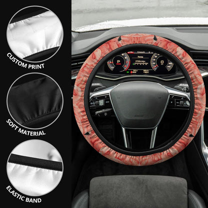 Pink Flamingo Steering Wheel Covers Custom Pink Car Accessories