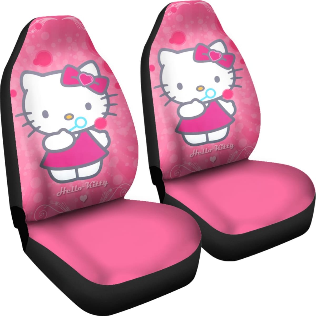 Pink Hello Kitty Seat Covers Amazing Best Gift Ideas 2020 Universal Fit 090505
