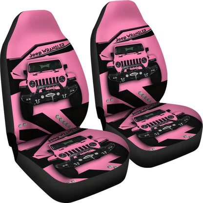 Pink Jeep Car Seat Covers - PersonalizedFury