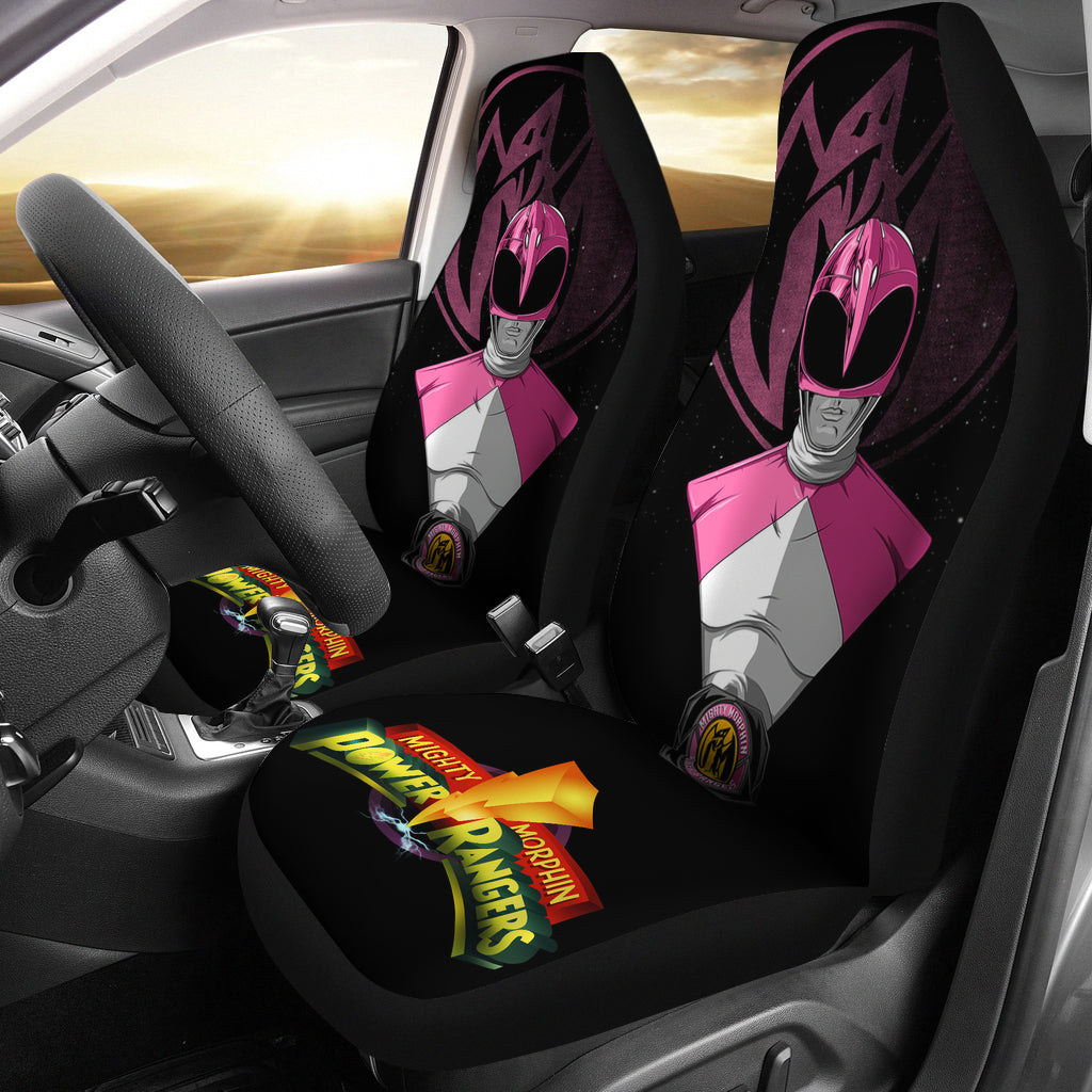 Pink New Mighty Morphin Power Rangers Car Seat Covers