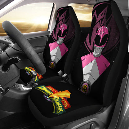 Pink New Mighty Morphin Power Rangers Car Seat Covers