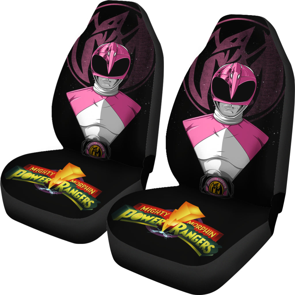 Pink New Mighty Morphin Power Rangers Car Seat Covers